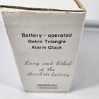 I Love Lucy Chocolate Factory Mini Retro Triangle Alarm Clock Lucy And Ethel