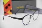 New Modo Titanium Navigli Navygun Navy Gunmetal Authentic Eyeglasses 48-20 K1