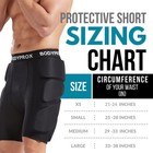 Bodyprox Protective Padded Shorts For Snowboard Skate Ski Large Black