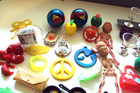 Vtg Gumball Charm Cracker Jack Big Lot Vending Machine Prizes Toys Trinkets
