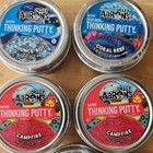 Lot Of 5 Mini Tins Aaron s Crazy Thinking Putty  46 Oz Easter Gift Stuffers