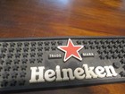 Heineken Beer Tavern Original Advertising  Rubber Bar Rail Mat