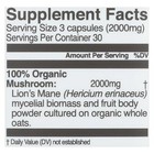 Om Mushrooms Lions Mane Capsules 90 Ct  pack Of 3 