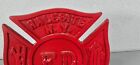 Vintage Fire Department Metal Plaque Halesite New York Member Cross