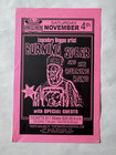 Original 2000  Burning Spear    Show Flyer  St Petersburg Florida 8x5