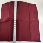 Set Of 10 New Burgundy Cloth Napkins 20 x20  Solid Color Cotton Blend Dark Red