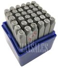 36pc 5mm 3 16  Shaft Letter   Number Stamping Set Hardened Metal Stamp Die New