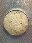 1798 Draped Bust Silver Dime 10 Cent- Large 8  Heraldic Eagle- Anacs Certified