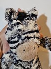 Jellycat Medium Bashful Zebra Plush Stuffed Animal 13  Black White Striped
