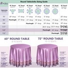 120  Round Satin Tablecloth For A Wedding Party Decorations Supplies Wholesale