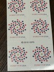 Usps Forever Stamp Patriotic Star Spiral  Panel Of 10  Face Value  7 30