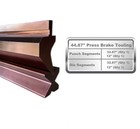 New 44 87    Segmented European Press Brake Punch  h  3 53    4-way Die  2 36 sq 