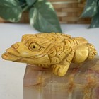 Hand Carved Boxwood Netsuke Figurine Carving Three Legged Frog Wood Animal 3 