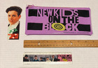Vintage Nkotb Pencil Holder Ruler And Joey Book Mark New Kids On The Block Look 