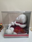 Vtg Plush White Bear Christmas Red Shirt Stuffed 18    Animal 1989 Dan Dee 1st Ed