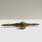Vintage 6  Amerock Antique Brass Drawer Cabinet Pull Knob Lot Of 6 C 1977 Nos