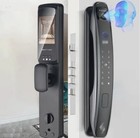 3d Face Smart Door Lock Security Camera With Fingerprint Password Keypad New