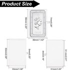 40pc Direct Fit Coin 29x50 Holder Capsule For 1oz Silver Bar One Troy Ounce Bar