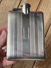    antique 1920 s-30 s  925 Sterling Silver Whiskey Pocket Flask Vintage Art Deco   