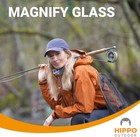 Fly Fishing Magnifying Glasses - Clip-on Nose  Magnetic Release Tranparente 