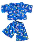 Sunny Days Blue Pj s Teddy Bear Clothes Outfit Fits Most 14  - 18  Build-a-bear 