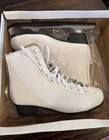 American White Tricot Lined Ladies Figure Ice Skates Size 9 Style 522