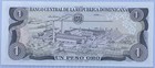 1987 Dominican Republic 1 Peso Oro  P-126b World Banknote