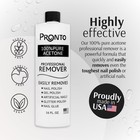 Pronto 100  Acetone Nail Polish Remover - Gel 16 Fl Oz  pack Of 1   