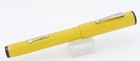 Waterpen Oversize Mandarin Yellow Flat-top Fountain Pen - Medium Nib -1920 s