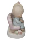 Precious Moments  E-2013  Unto Us A Child Is Born- Reading A Book - With Box