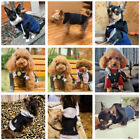 Classic Pet Dog Denim Jacket Clothes Jean Vest Hoodie Puppy Cat Coat Pet Costume