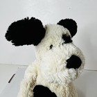 Jellycat Bashful Dog 12  Plush Black   Cream Puppy Soft Stuffed Animal Toy