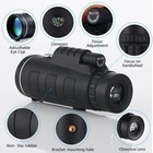 Day   Night Telescope 80x100 Zoom Hd Starscope Monocular Mobile Bak4 Outdoor