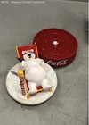 Coca-cola Rotating Polar Bear Musical Alarm Clock 1995 Vintage With Box Tested