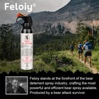 Feloiy Bear Attack Deterrent Legal Bear Spray Self With Spray Bag Various Styles