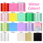 Glitter Heart Stickers  - 1 4  To 4 Inch - Cute   Sparkly 