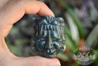 Mayan Burial Mask Jaguar Warrior Maya Face Jadeite Jade Necklace Pendant