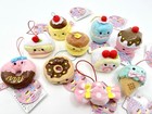 Amuse Puchi Maru Dessert Series Plush Mascot Keychain Japan Nwt