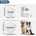 Custom Engraved Personalized Heart-shaped Pet Tag Id Dog Cat Name Tags