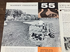 Massey-ferguson Mf 55 Two-way Moldboard Plow 1960 Dealer Sales Brochure Tractor