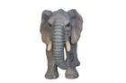Standing Elephant W trunk Down Animal Statue Garden Backyard Decor Wild Animal