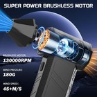 Electric Air Duster Air Blower Fan Turbo Cordless Jet Blower For Pc Car Home