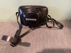 Vintage Konica 35 Mm Camera Auto S 261 With Leather Case   Manual Untested