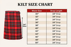 Men s 5 Yard Scottish Kilts Tartan Kilt 13oz Highland Casual Kilt 21 Tartans