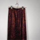 Vintage Jacqueline Ferrar Burgundy And Black Maxi Skirt