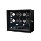 Automatic 12 Blue Led Watch Winder With 6 Display Storage Box Case Mabuchi Motor