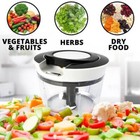 Pull Chopper Portable Hand Pull String Onion   Garlic Mincer Manual Food Gadgets