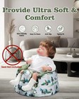Seat Cover Compatible With Bumbo And Nuby Seat  Baby Floor Green Forest 