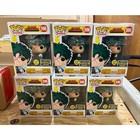 Lot Pack Case X6 Funko Pop Deku  596 Glow In Dark My Hero Academia Vinyl Figure