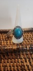 Turquoise Ring  German Silver